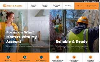 Orange & Rockland Utilities Inc website
