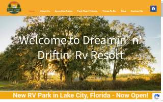 Dreamin N Driftin Rv Resort Llc website