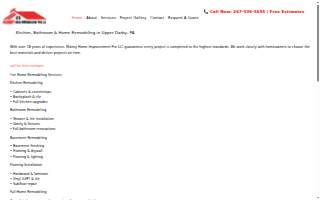 Manny Home Improvement Pro, LLC of Darby website