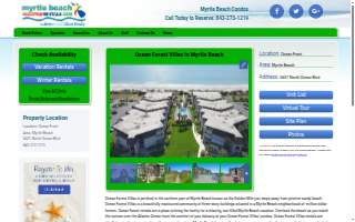 Ocean Forest Villas website