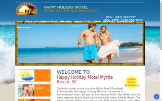 Happy Holiday Motel website