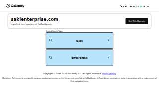 Saki Enterprise website