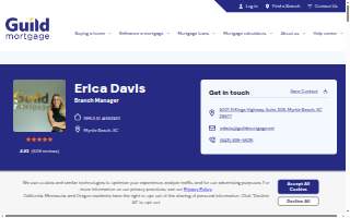Guild Mortgage - Erica Davis website