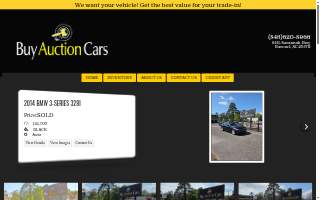 Buy Auction Cars of Myrtle Beach website