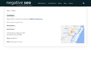 Negative SEO website