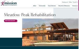 Meadow Peak Assisted Living, Memory Care, and Rehabilitation website