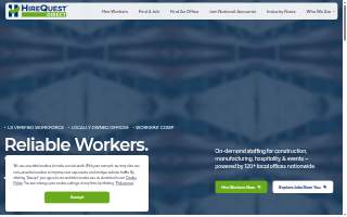 HireQuest Direct of Myrtle Beach website