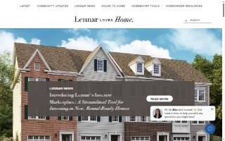 Lennar at Belle Harbor website