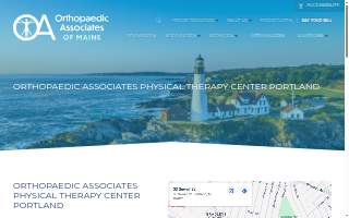 Orthopaedic Associates of Maine Physical Therapy Center website