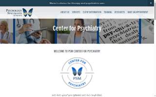 PSM Center for Psychiatry website