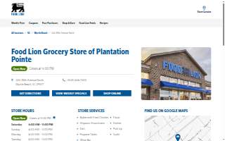 Food Lion of Myrtle Beach website