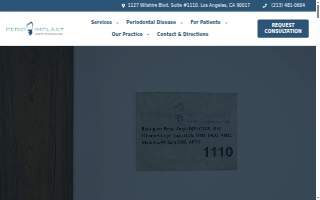 Perio Implant Health Professionals website
