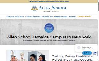 Allen School of Health Sciences - Jamaica website