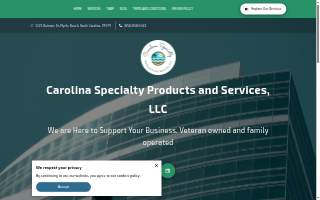 Carolina Specialty Products and Services, LLC website