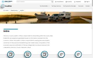 Horry County Auditor website