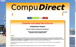 CompuDirect of Myrtle Beach website