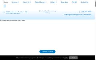 Orchard Park Dermatology website