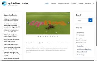Quicksilver Canine website