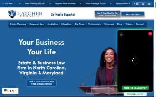 Hatcher Legal, PLLC website