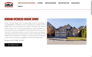 Durham Overhead Garage Doors website