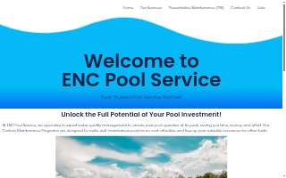 ENC Pool Service website