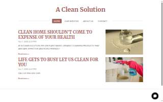 A Clean Solution website