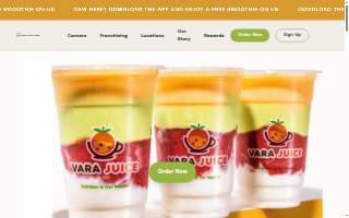 Vara Juice (Lumberton) website