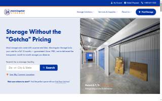 Morningstar Storage of Matthews website