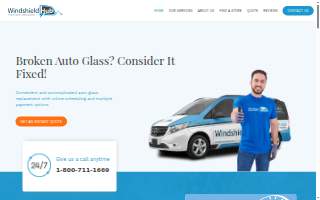 WindshieldHUB of Raleigh website