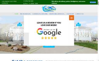 North Shore Pressure Washing website