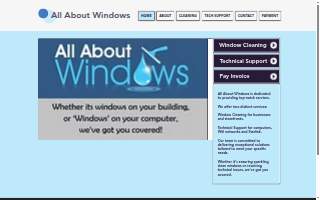 All About Windows website