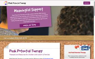 Peak Potential Therapy website