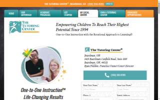The Tutoring Center - Boardman Oh website