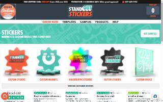 StandOut Stickers website