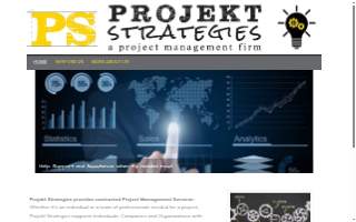 Projekt Strategies, LLC - Business Consulting website