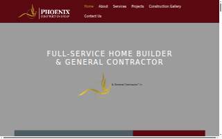 Phoenix Construction Group website