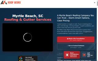 Roof Worx Inc. website