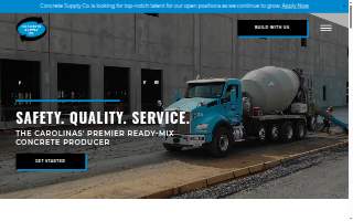 Concrete Supply Co of Columbia website