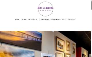 Art & Frame Gallery website