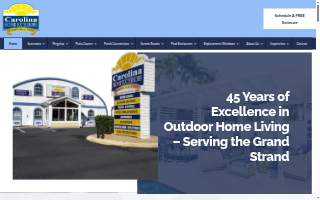 Carolina Home Exteriors website