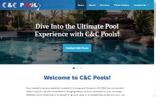 C & C Pools website