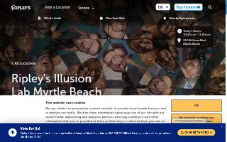 Ripley's Illusion Lab website