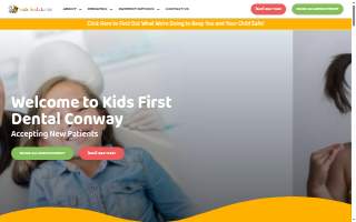 Kids First Dental website