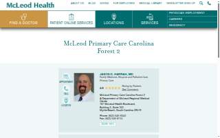 McLeod Primary Care Carolina Forest 2 website