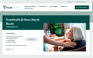PruittHealth @ Home (Myrtle Beach) website