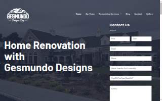 Gesmundo Designs website