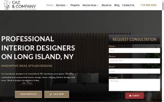 CAZ & COMPANY Interior Designers of Oceanside website