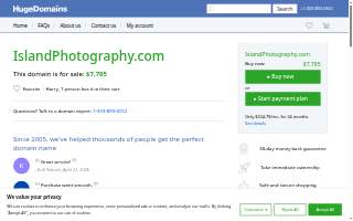 Island Photography website