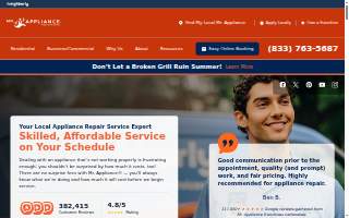 Mr. Appliance of Durham-Chapel Hill website