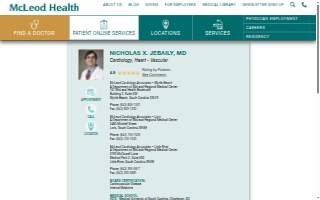 Nicholas X. Jebaily, Md of Myrtle Beach website